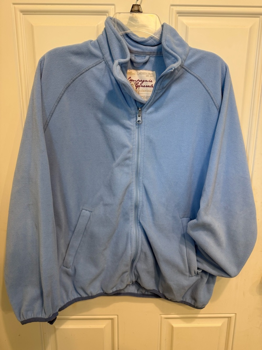 Vintage Y2K Aeropostale Light Blue Fleece Jacket